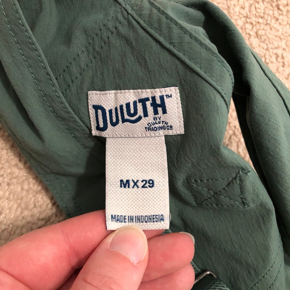 Duluth Trading Co New Heirloom Gardening Bib Overalls Womens Size M 29 Fir Green - Picture 4 of 16